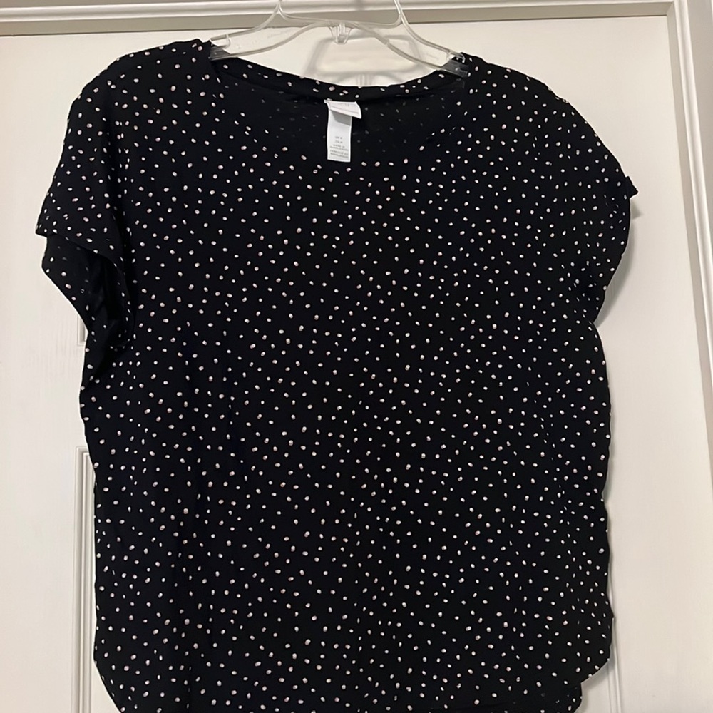 Polkadot short sleeve shirt